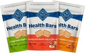 802824 Blue Buffalo Health Bars Crunchy Dog Biscuits Variety 1 Count Pack Of 3