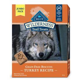 803162 Blue Buffalo Wilderness Trail Treats High Protein Grain Free Dog Biscuits Crunchy