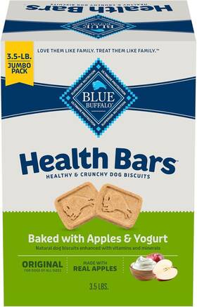 803754 Blue Buffalo Health Bars Crunchy Dog Biscuits 3.5 Pound Pack Of 1