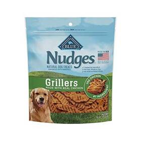 804302 Blue Buffalo Nudges Chicken Grillers Dog Treats 16 Oz