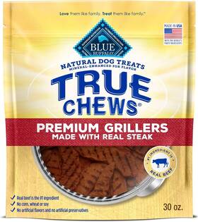 804323 Blue Buffalo True Chews Premium Grillers Natural 1 Count Pack Of Brown