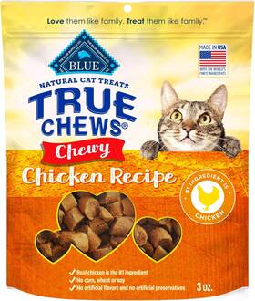 804513 Blue Buffalo True Chews Natural Chewy Cat Treats 3 Ounce Pack Of 1 Brown