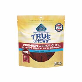 804527 Blue Buffalo True Chews Premium Jerky Cuts Dog 1.25 Pound Pack Of 1 Brown