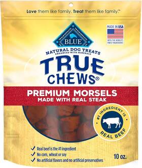 804531 Blue Buffalo True Chews Premium Morsels Dog Treats Made In The Usa With