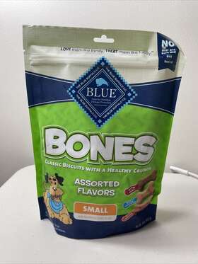 Blue Buffalo 840243141814 Lm Classic Bone Biscuits Assorted Flavors Small