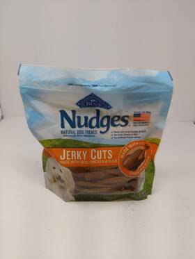 Blue Buffalo 840243147687 Nudges Jerky Cuts Dog Treats Made In The Usa Exp 01/30/26
