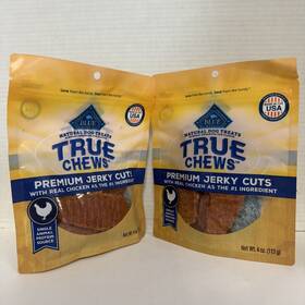 Blue Buffalo 840243149339 True Chews Premium Jerky Cutsdog Treats Chicken 4oz/bag 2 Bags