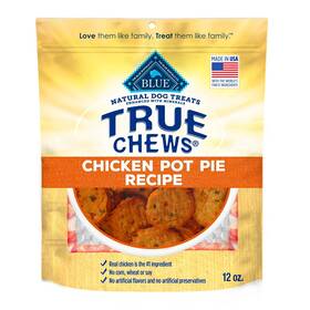 Blue Buffalo 840243149926 True Chews Dog Treats Made In The Usa With Natural Ingredients Chicken Pot Pie