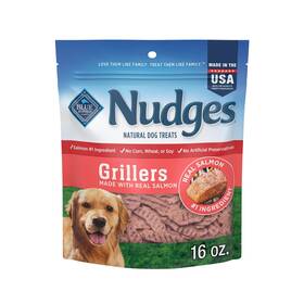 Blue Buffalo 840243156450 Nudges Grillers Natural Dog Treats Made In The Usa With Real
