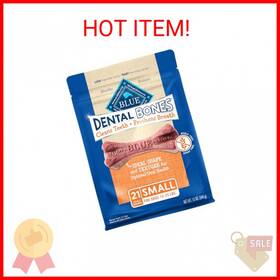 Bua-110 Blue Buffalo Dental Bones Small Natural Chew Dog Treats Bag Value Pack