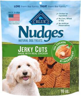 804288 Blue Buffalo Company Ltd Nudges Jerky Cuts Dog Treats Made In The Usa With Natural Ingredie