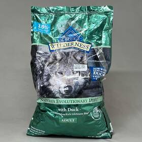 Mt419089am Blue Buffalo Adult Dry Dog Food With Duck 24lbs Bb-04/2025 As-is