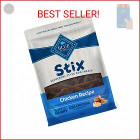 Sns123056 Blue Buffalo Stix Pepperoni-style Dog Treats Made With Natural Ingredients Chic
