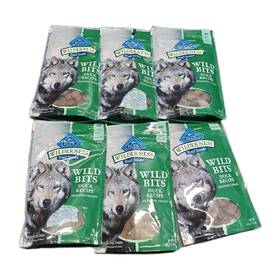Blue Buffalo Wilderness 840243101337 Lot Of 6 Trail Treats Duck Bites Training 8 Oz