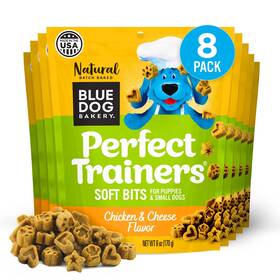 10210 Blue Dog Bakery 8/6oz Natural Low Calorie Training Treats Chicken And Cheese Flavor 6 Oz 8 Count