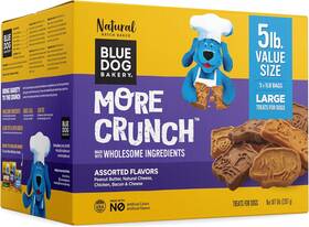 Blue Dog Bakery 705353138638 More Crunch Assorted Flavors Biscuits Healthy Treats All