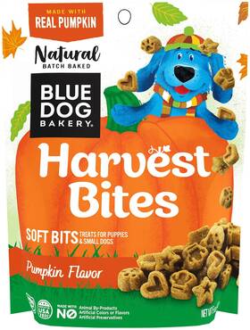 96810 Blue Dog Bakery Harvest Bites Pumpkin Flavor 5 Ounces