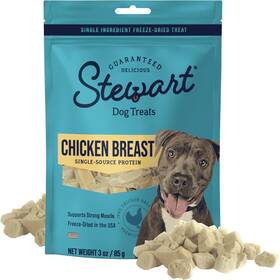 400964 Bng Miracle Pet Stewart Single Ingredient Freeze Dried Raw Dog Treats Chicken Breast 3 Ounce R