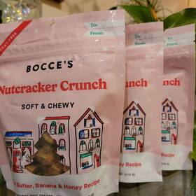 Bocce S 850038855154 5x Bocces Bakery All-natural Nutcracker Crunch Dog Treats Soft Chewy Bundle 6oz