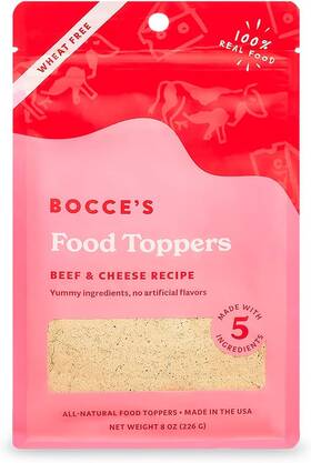 Bocces Bakery 445013637639 Beef And Cheese Dog Food Toppers All-natural Wheat-free Bocces Bakery 445013637639 Beef And Cheese Dog Food Toppers All-natural Wheat-free