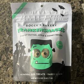 Bocces Bakery 445024137180 All-natural Seasonal Frankensnacks Dog Treats Wheat-free