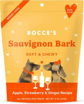 Bocces Bakery 445048387363 Sauvignon Bark Treats For Dogs Wheat-free Everyday Dog M