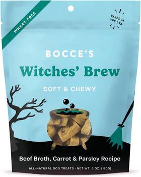 Bocces Bakery 726084276536 All-natural Witches Brew Dog Treats Wheat-free Limited Ingredie