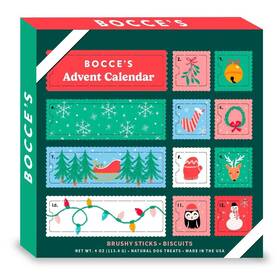 Bocces Bakery 810140530769 Dog Treats Advent Calendar 2024 Includes Natural Biscuits And D