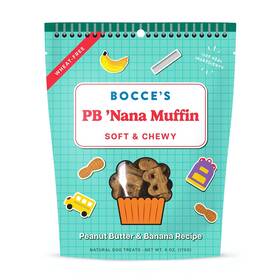Bocces Bakery 810140530943 Pb Ftnana Muffin Treats For Dogs Wheat-free Everyday Dog