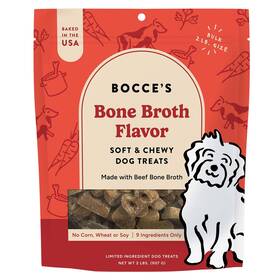 Bocces Bakery 810140532411 Bone Broth Flavor Soft And Chewy Dog Treats 32 Oz 2 Lbs