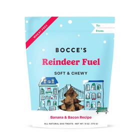 Bocces Bakery 850038855161 Reindeer Fuel Soft And Chewy Dog 6 Ounce Pack Of 1 Blue