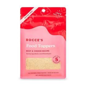 Bocces Bakery 850038855475 Beef And Cheese Dog Food Toppers All-natural Wheat-free Topper Made
