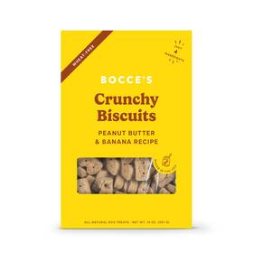 Bocces Bakery 856019005211 Oven Baked Pb And Banana Recipe Treats For Dogs Wheat-free Dog Made Wi