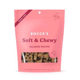 Bocces Bakery 857155007466 Oven Baked Salmon Recipe Treats For Dogs Wheat-free Everyday Dog Mad