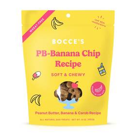 Bocces Bakery 857155007732 Pb Banana Chip Recipe Treats For Dogs Wheat-free Everyday Dog