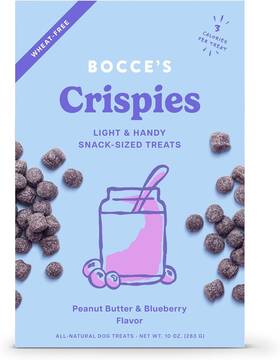 Bocces Bakery 857155007879 Pb Blueberry Crispies 10 Ounce Pack Of 1 Bocce