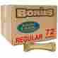 Boniesrbox72 Green Dog Bonies Natural Dental Health Bulk Box Large 72 Bones 814087003195