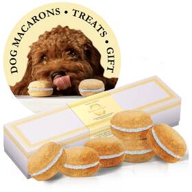 Bonne Et Filou 850011460030 Dog Macarons - Count Of 6 Treats Gifts