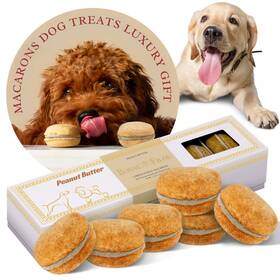 Bonne Et Filou 850011460283 Dog Treats Peanut Butter Cakes Birthday Gift For Medium To Large Breed