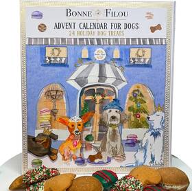 Bonne Et Filou 850043530558 2024 Dog Treats Advent Calendar - 24 Hand Designed Luxury With