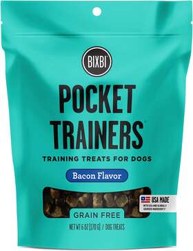 Bix.trainer.bc.6oz Boulder Organics Bixbi Pocket Trainers Bacon 6 Oz 1 Pouch - Small Training Treats For Dogs