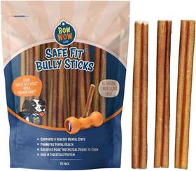 Bow Wow Labs 726084063716 6 Inch Bully Sticks For Dogs 100% All Natural Grass-fed Free-range