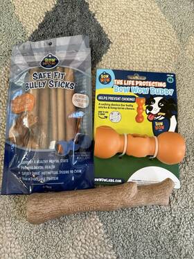 Bow Wow Labs 850050334446 Buddy Safety Device Bully Stick Holder -xs - Xsmall Dogs New Lot