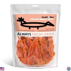 B0fgvl3l3x Brand Genkibox Chicken Breast Jerky For Dogs 1.5 Lb High Protein Rawhide Free Usa Made