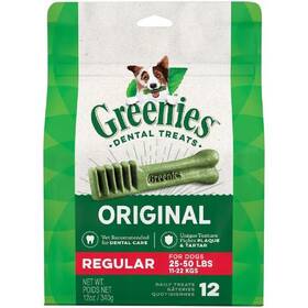 10197563 Branded Greenies Dental Treats For Dog Original Regular Flavor 12 Ounce S