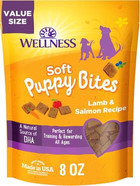 Branded 313044634620 Wellness Soft Puppy Bites Natural Grain-free Treats For Training Dog Wit