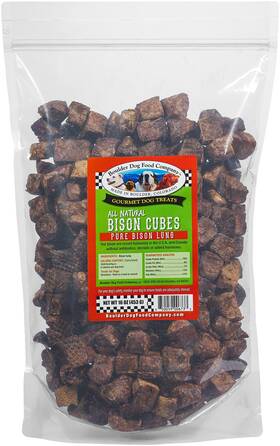 Fba-bisoncubes16 Branded Bison Cubes Pure Dog Treats - All Natural Vet 1 Pound Pack Of