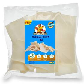Brazilian Pet 854295007493 Premium Thick Cut Chips Wholegrain Rawhide Last Much Longer Than