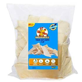 S112 Brazilian Pet 854295007516 Premium Thick Cut Chips Wholegrain Rawhide Last Much Longer Than Traditiona