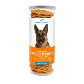 Breed Essentials 197247000075 Chicken Chips 5.5 Oz - German Shepherd